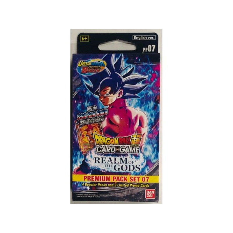 Bandai - Dragon Ball Super - Unison Warriors 7 - Realm of the Gods - Premium Pack Set