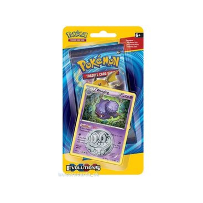 Pokemon - Evolutions - Check Lane Trading Card Blister Pack - Weezing