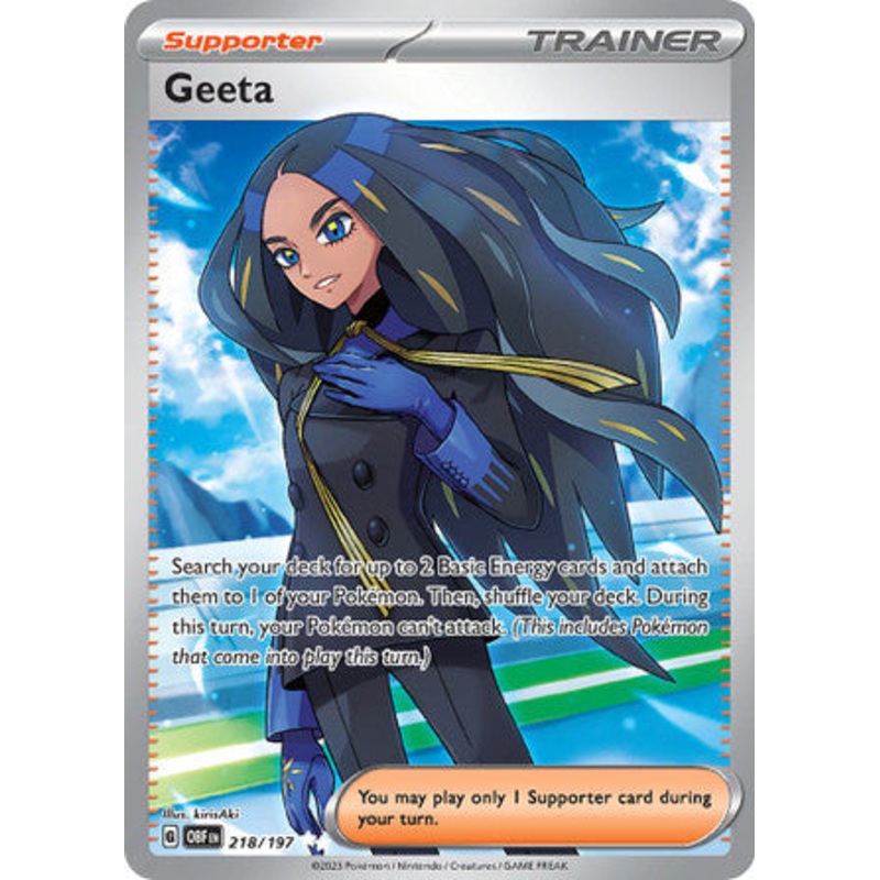 Pokemon - Single - Geeta - 218/197 - Ultra Rare - PKS0029