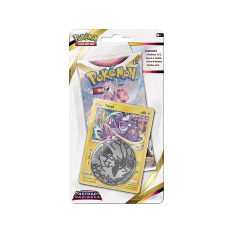 Pokemon - Sword and Shield - Astral Radiance - Checklane Blister Pack - Toxel
