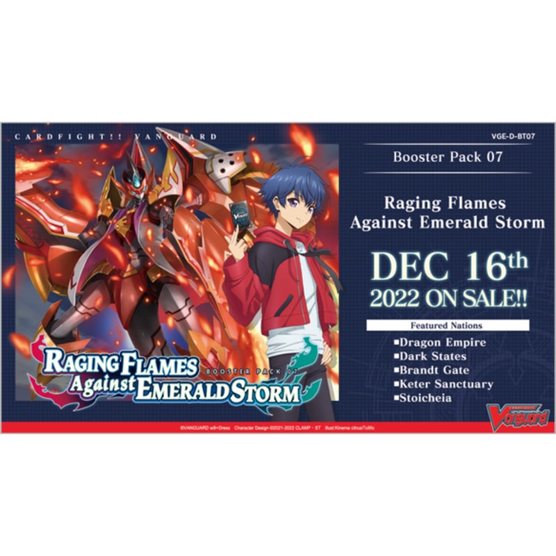 Bushiroad - Cardfight!! Vanguard - Raging Flames Against Emerald Storm - Booster Box