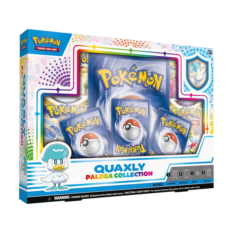 Pokemon - Paldea Collection - Quaxly - Trading Card Collection Box