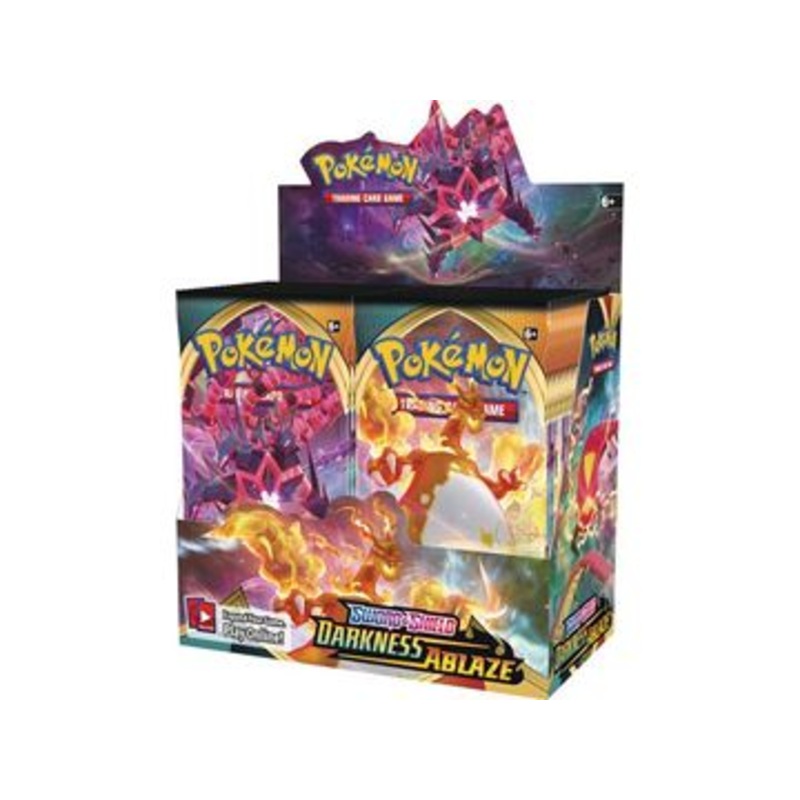 Pokemon - Sword and Shield - Darkness Ablaze - Trading Card 6 Booster Box Case