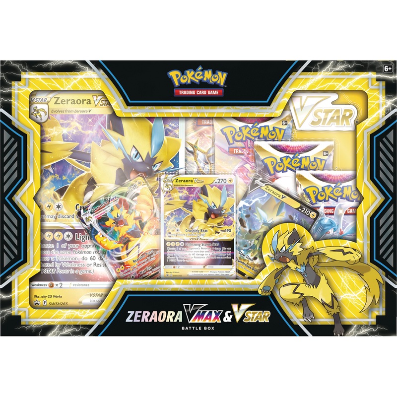 Pokemon - VMax and VStar Zeraora - Premium Collection Box