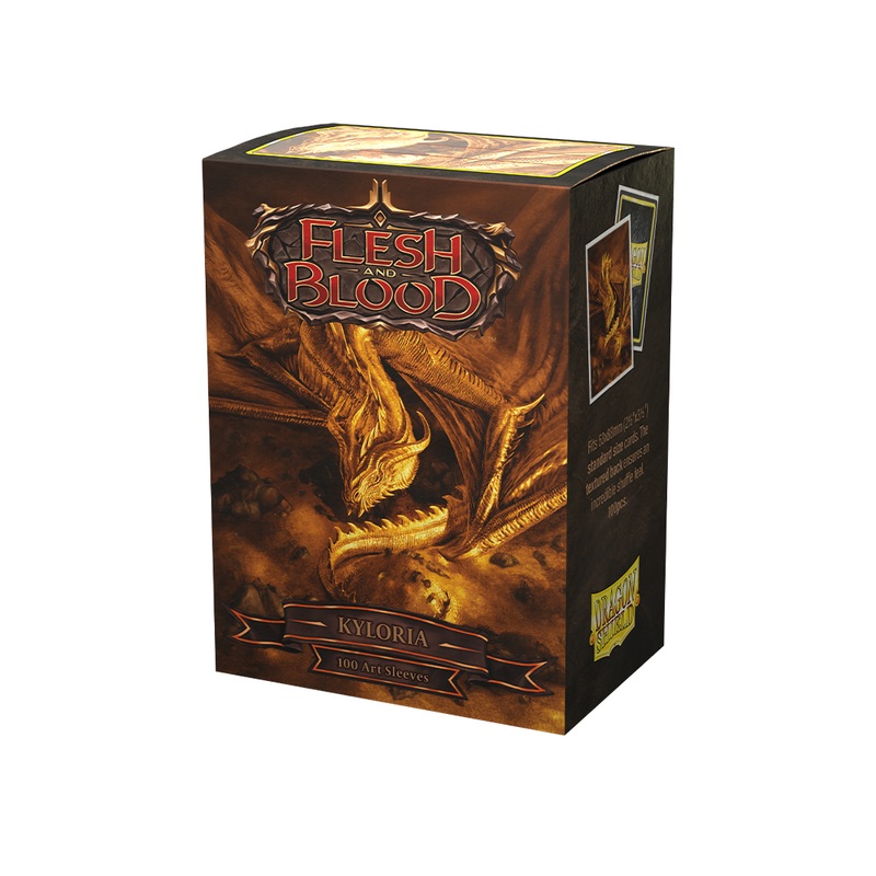 Arcane Tinmen - Dragon Shield Art Sleeves - Standard Size - Matte - Flesh and Blood - Kyloria - Package of 100