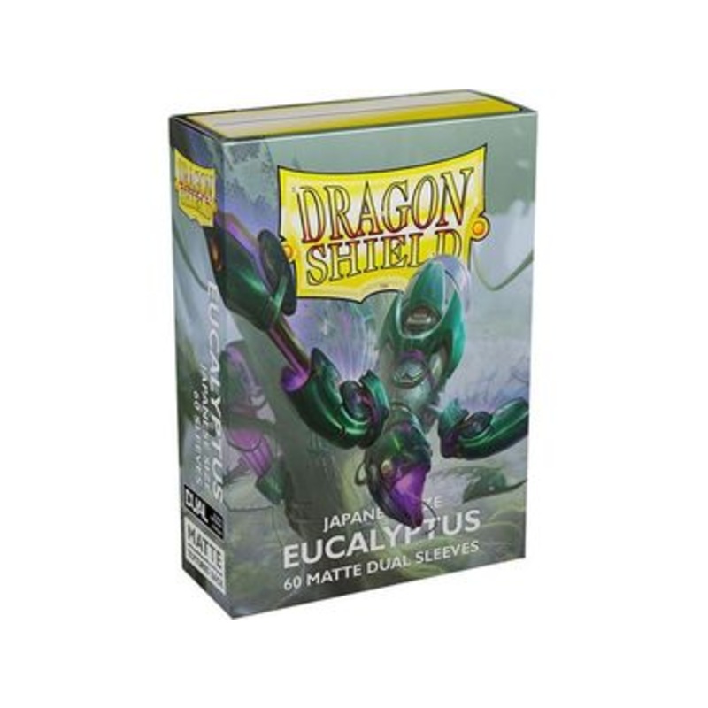 Arcane Tinmen - Dragon Shield Dual Sleeves - Japanese Size - Matte - Eucalyptus - Package of 60