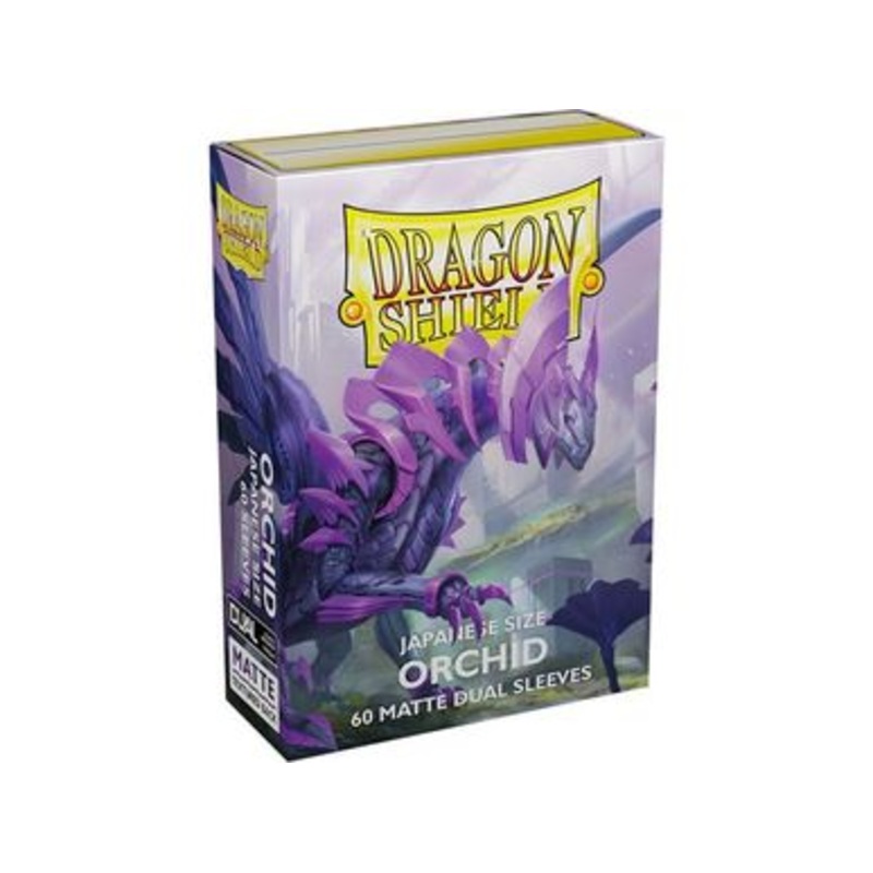 Arcane Tinmen - Dragon Shield Dual Sleeves - Japanese Size - Matte - Orchid - Package of 60