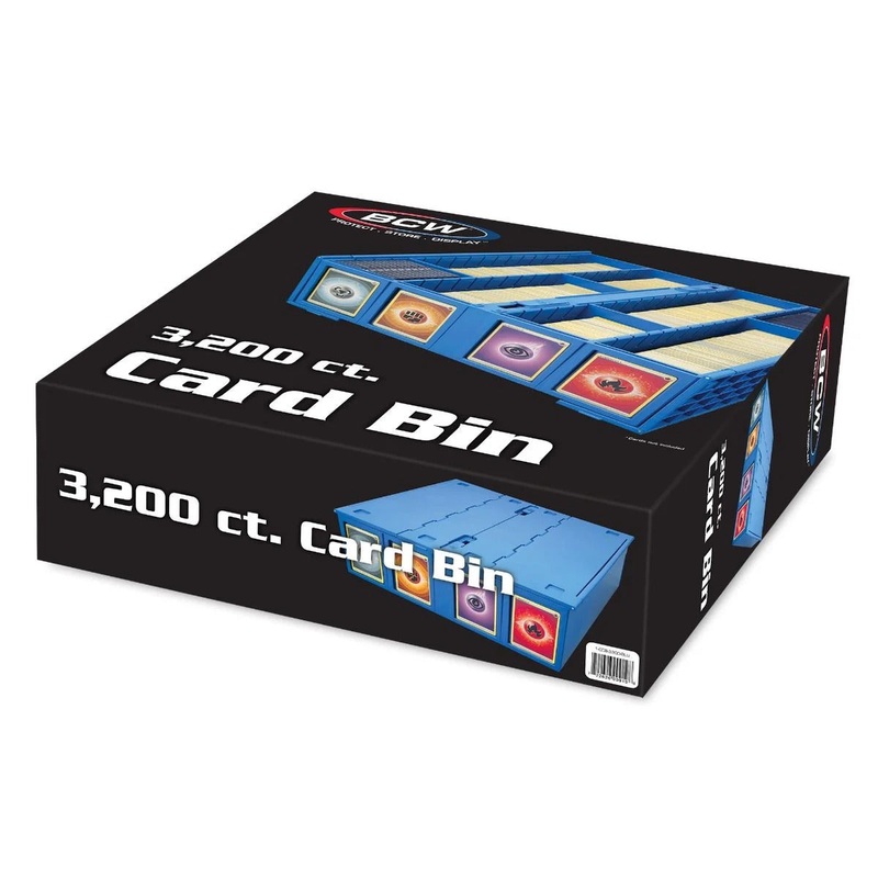 BCW - 3200 Count Card Bin - Blue