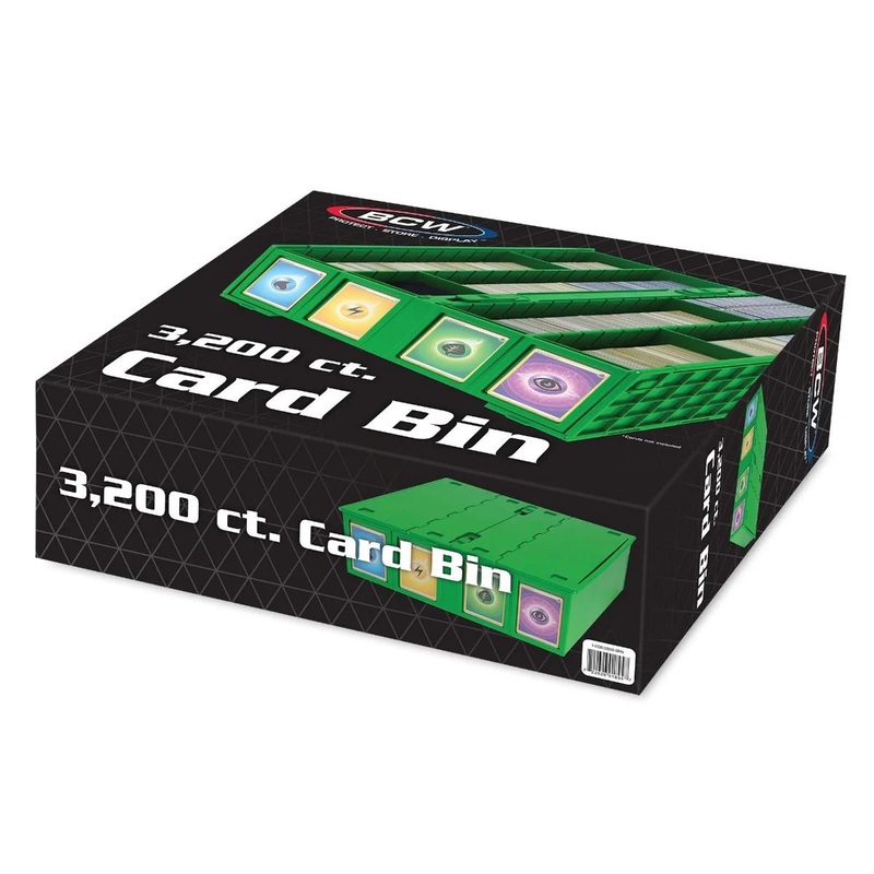 BCW - 3200 Count Card Bin - Green