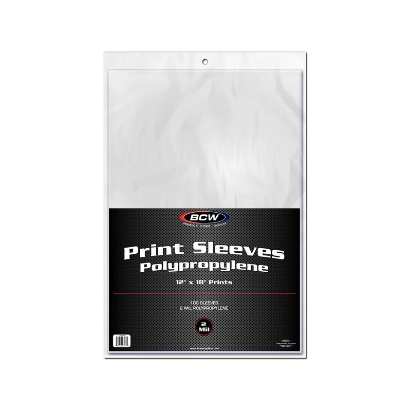 BCW - Art Print Bags - 12 x 18