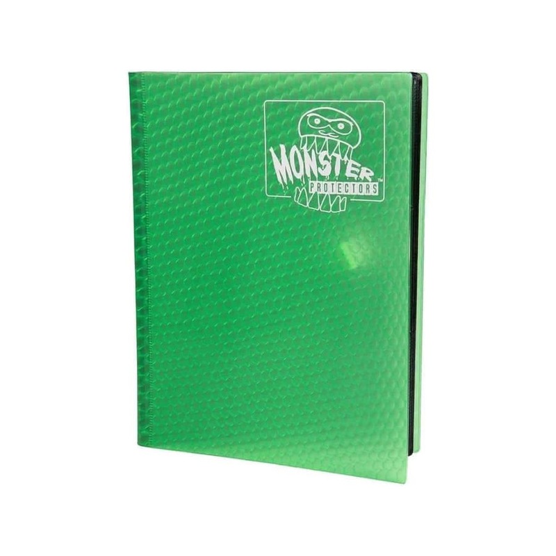 BCW - Monster - 9 Pocket Binder - Holofoil Green