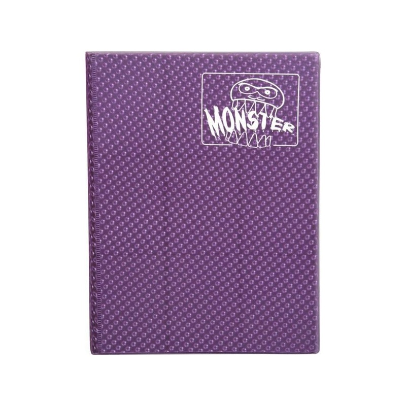 BCW - Monster - 9 Pocket Binder - Holofoil Purple