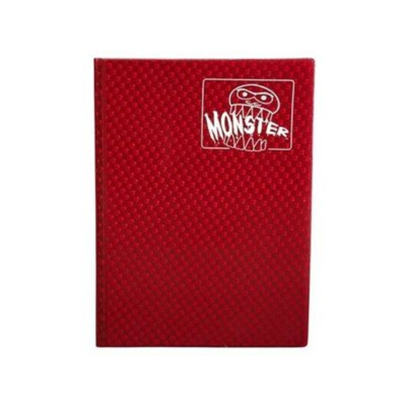 BCW - Monster - 9 Pocket Binder - Holofoil Red