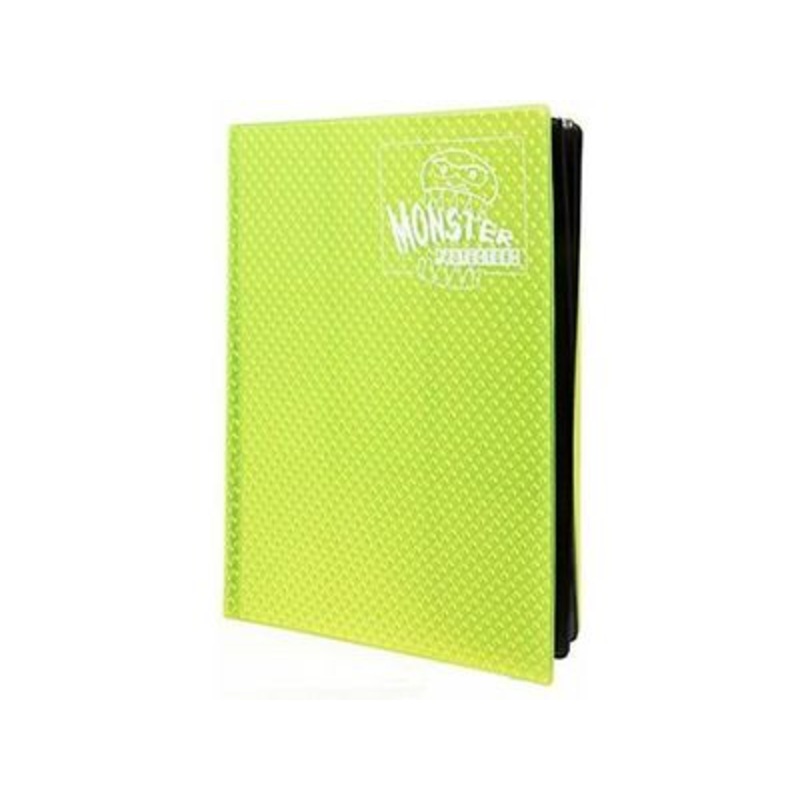 BCW - Monster - 9 Pocket Binder - Holofoil Yellow