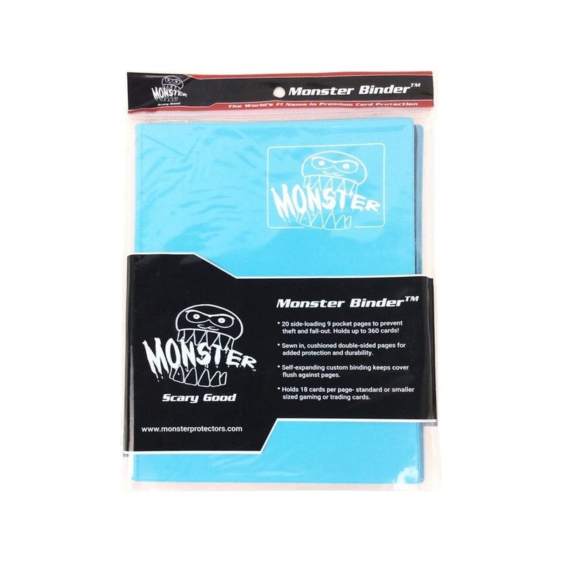 BCW - Monster - 9 Pocket Binder - Matte Blue