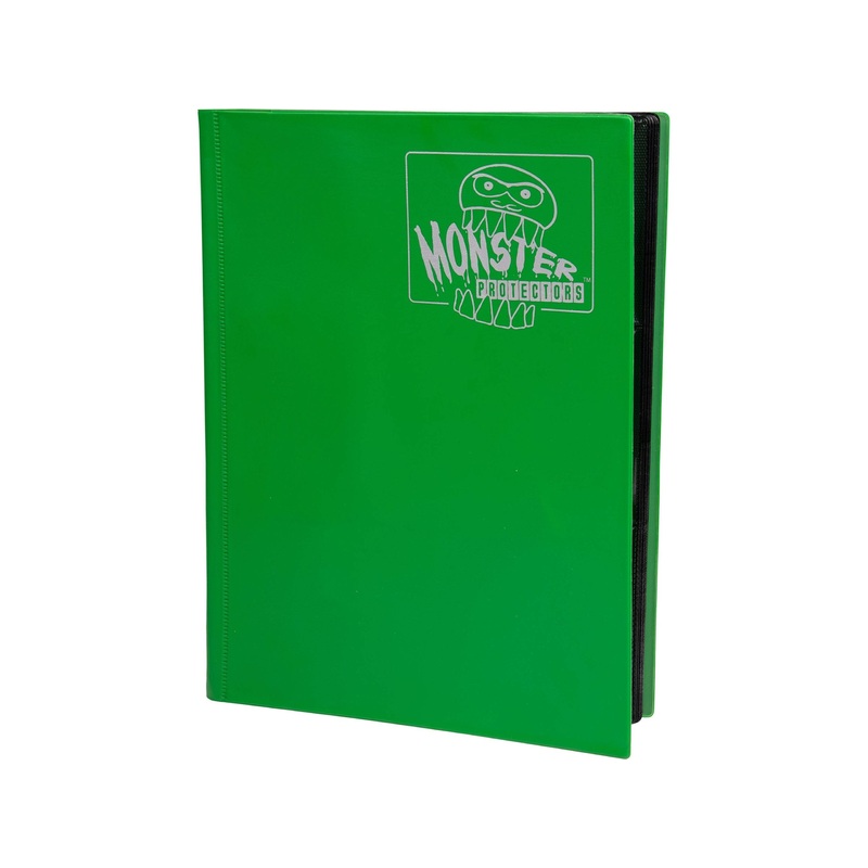 BCW - Monster - 9 Pocket Binder - Matte Emerald Green