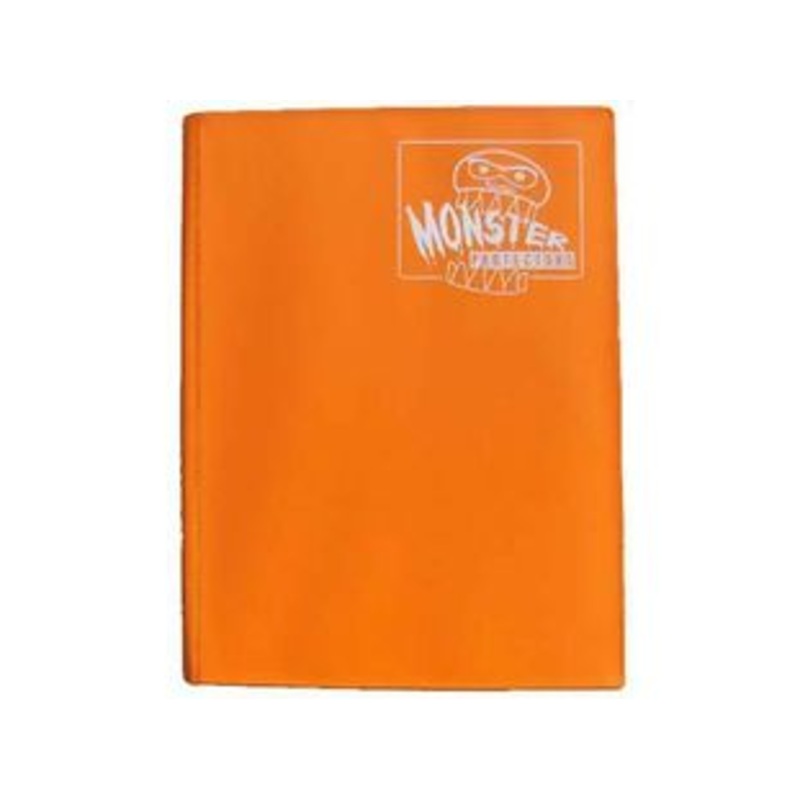 BCW - Monster - 9 Pocket Binder - Matte Orange With Black Pages