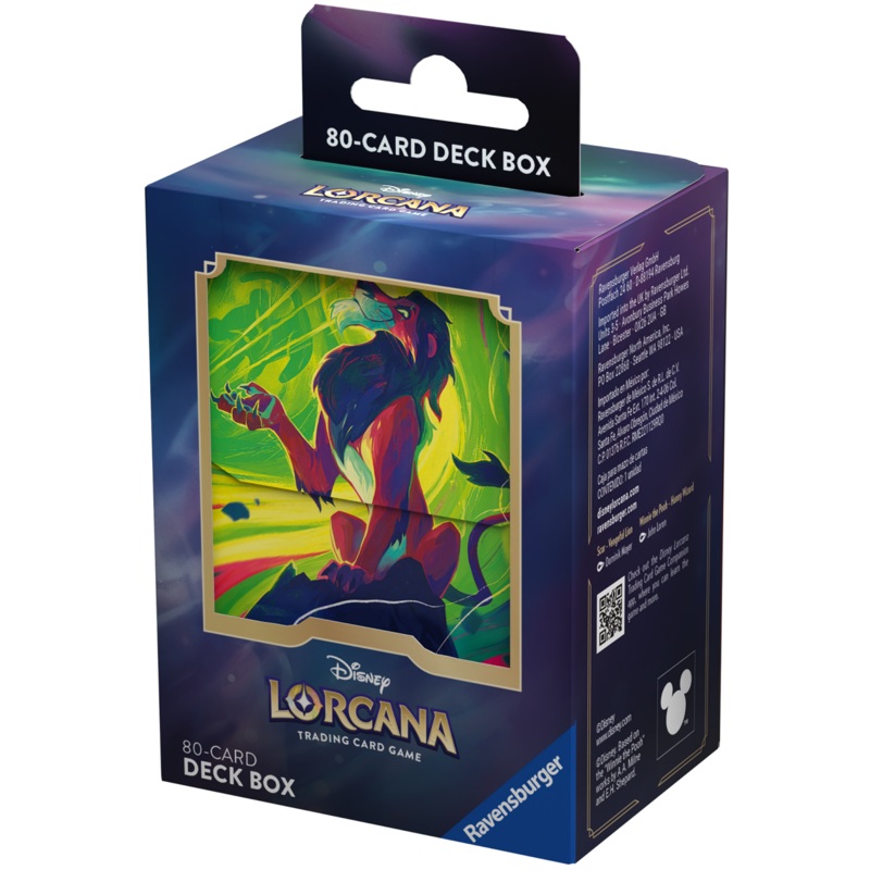 Disney - Lorcana - Azurite Sea - Deck Box - Scar