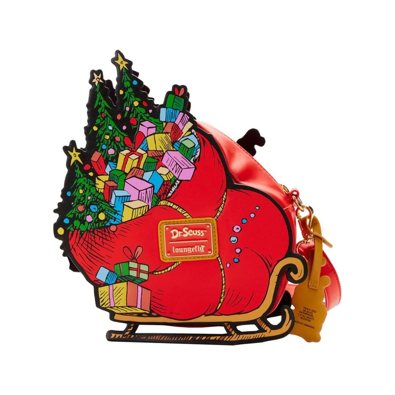 Loungefly - Dr Seuss - Grinch on Sleigh - Crossbody Bag