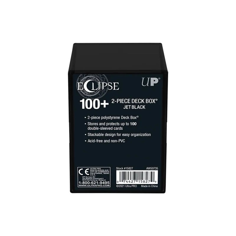 Ultra Pro - Eclipse - 2 Piece Box - 100 Count - Jet Black