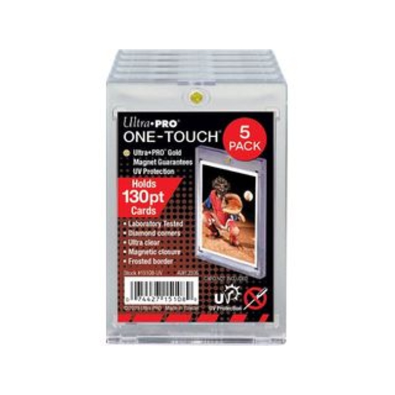 Ultra Pro - Magnetized One Touch - 130pt - Value Pack - Package of 5