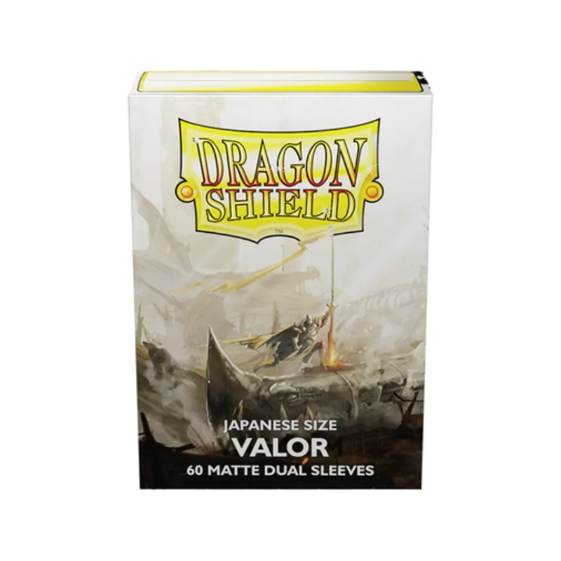Arcane Tinmen - Dragon Shield Dual Sleeves - Japanese Size - Matte - Valor - Package of 60