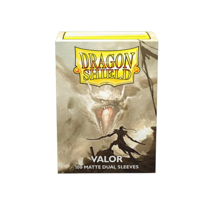 Arcane Tinmen - Dragon Shield Dual Sleeves - Standard Size - Matte - Valor - Package of 100
