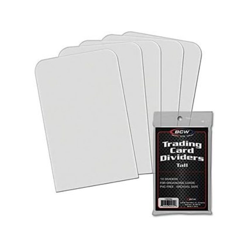 BCW - Card Dividers - Tall - 10 Pack