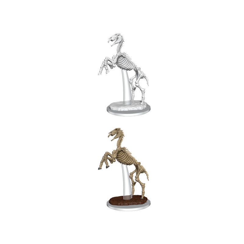 Paizo - Pathfinder Battles - Unpainted Miniatures - Deep Cuts - Skeletal Horse - 90448