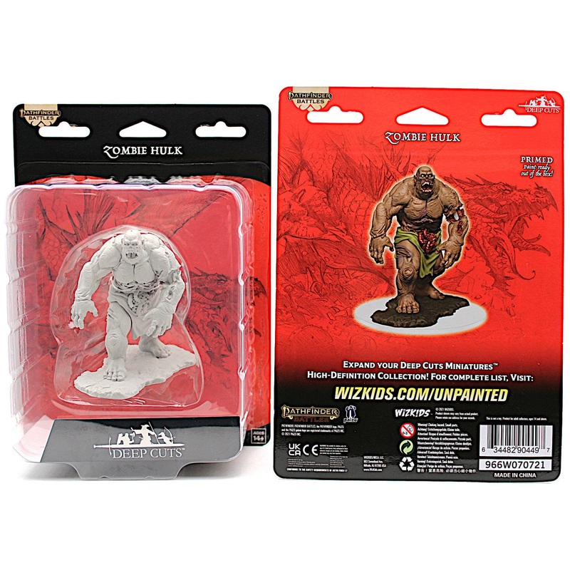 Paizo - Pathfinder Battles - Unpainted Miniatures - Deep Cuts - Zombie Hulk - 90449