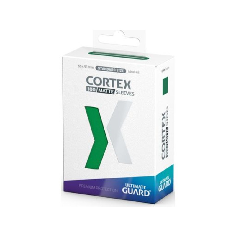 Ultimate Guard - Cortex Sleeves - Standard - Matte - Green - 100 Count