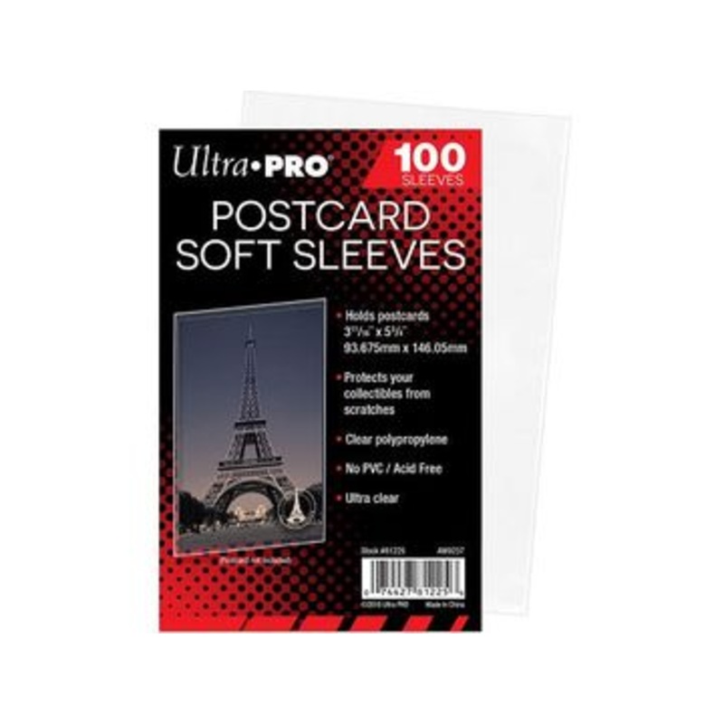 Ultra Pro - Postcard Soft Sleeves - Package of 100