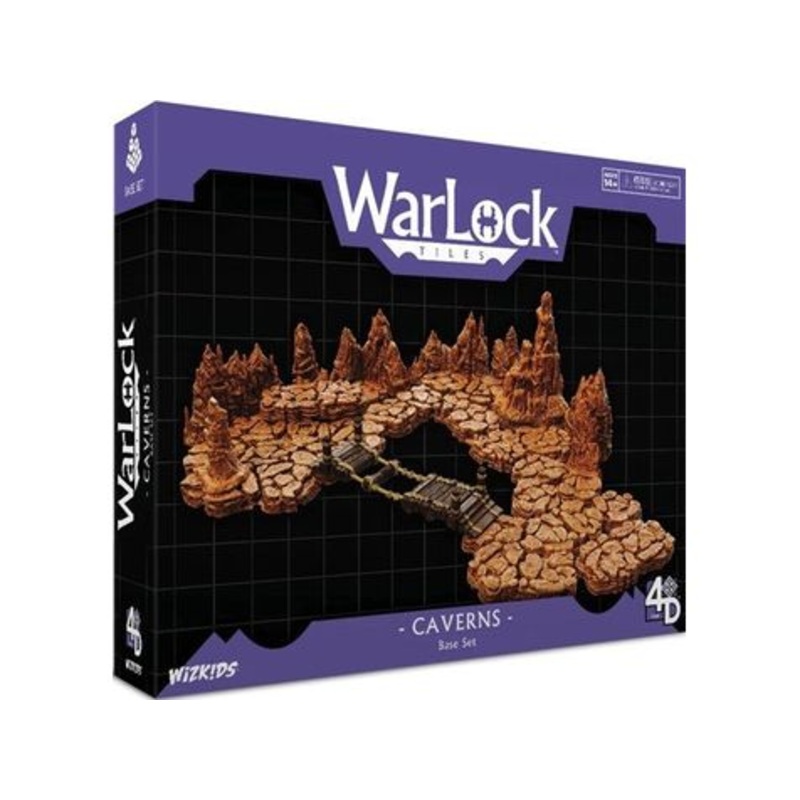 Wizkids - 4D Tiles - Warlock Tiles - Caverns Base Set