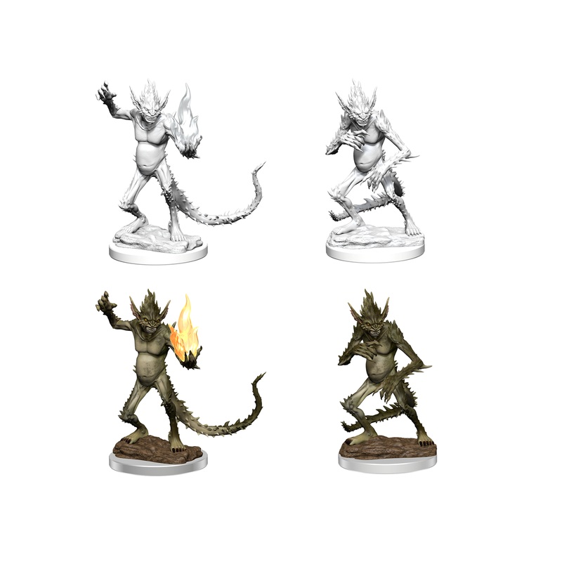 Wizkids - Dungeons and Dragons - Unpainted Miniature - Nolzurs Marvellous Miniatures - Barbed Devil - 90416