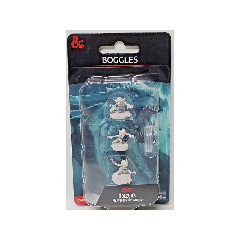 Wizkids - Dungeons and Dragons - Unpainted Miniature - Nolzurs Marvellous Miniatures - Boggles - 90437