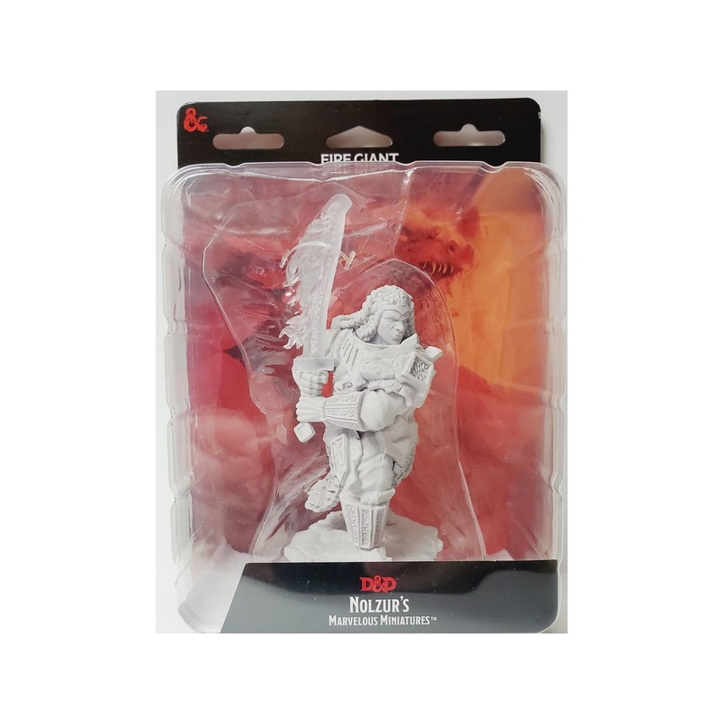 Wizkids - Dungeons and Dragons - Unpainted Miniature - Nolzurs Marvellous Miniatures - Fire Giants - 90528