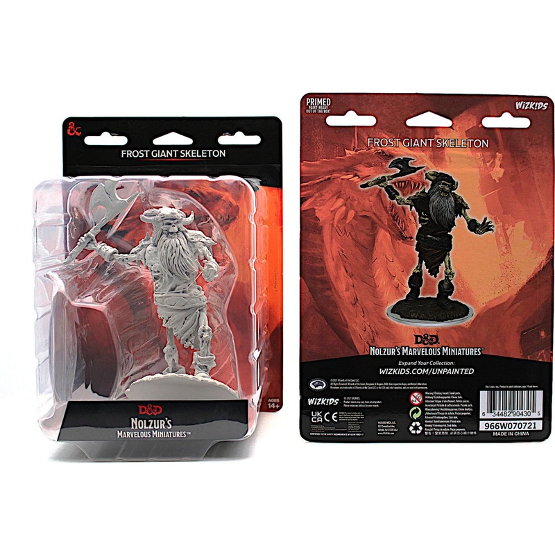 Wizkids - Dungeons and Dragons - Unpainted Miniature - Nolzurs Marvellous Miniatures - Frost Giant Skeleton - 90430