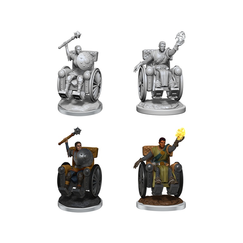 Wizkids - Dungeons and Dragons - Unpainted Miniature - Nolzurs Marvellous Miniatures - Human Clerics - 90523