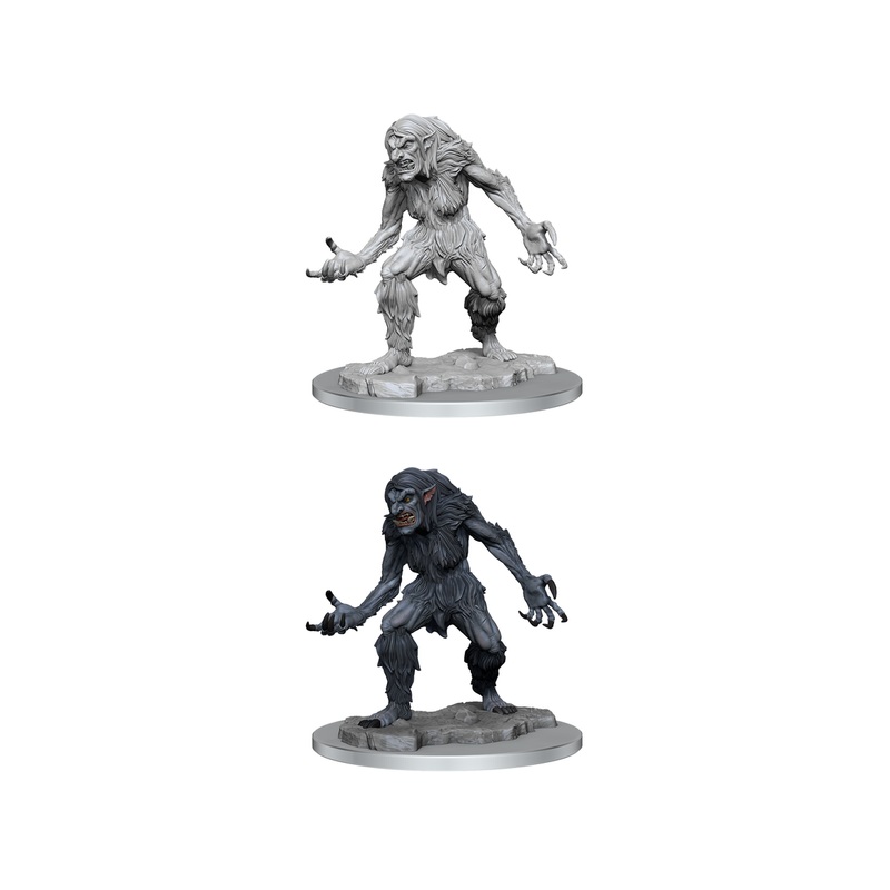 Wizkids - Dungeons and Dragons - Unpainted Miniature - Nolzurs Marvellous Miniatures - Ice Troll Female - 90425
