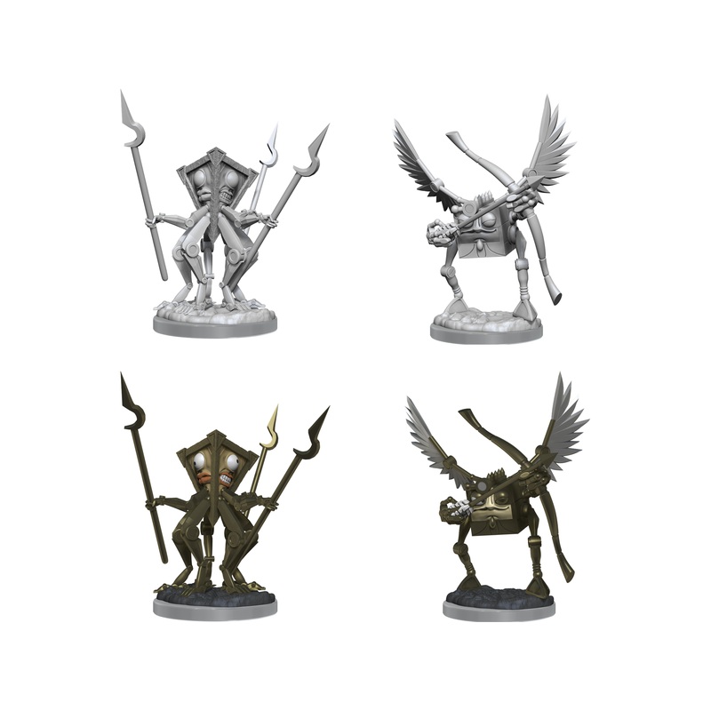 Wizkids - Dungeons and Dragons - Unpainted Miniature - Nolzurs Marvellous Miniatures - Modrons - 90422