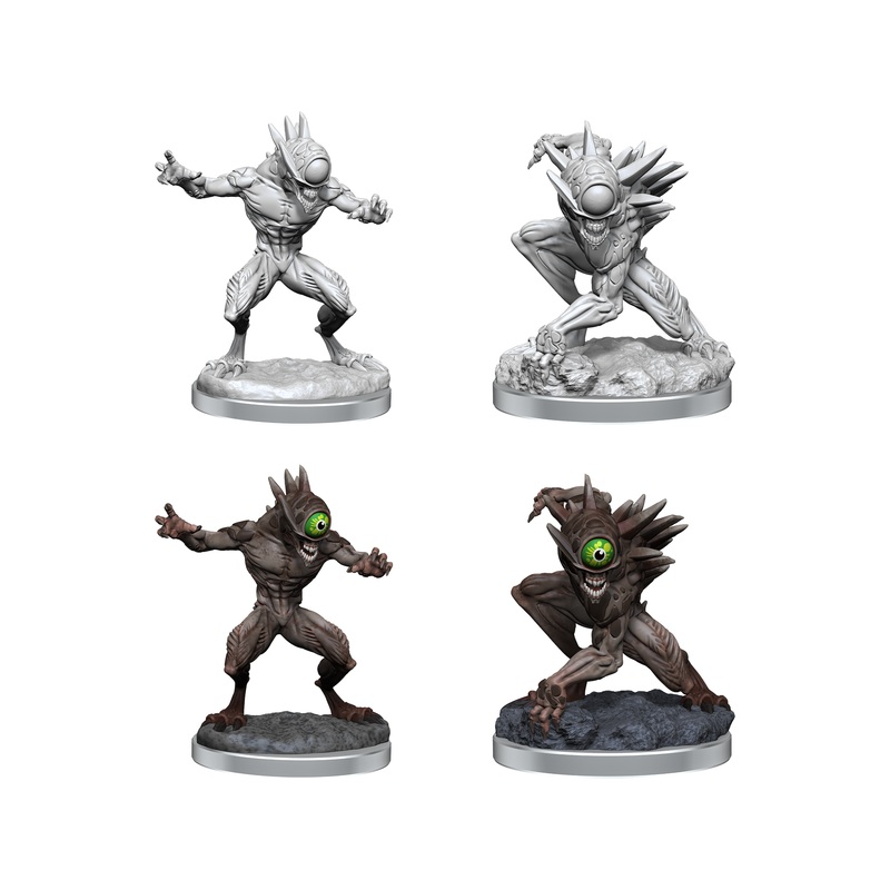 Wizkids - Dungeons and Dragons - Unpainted Miniature - Nolzurs Marvellous Miniatures - Nothics - 90526