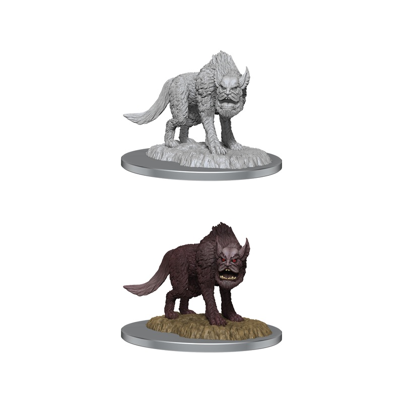 Wizkids - Dungeons and Dragons - Unpainted Miniature - Nolzurs Marvellous Miniatures - Yeth Hounds - 90529