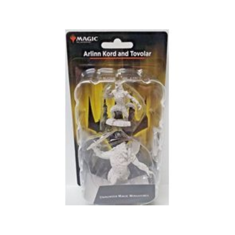 Wizkids - Magic the Gathering - Unpainted Miniature - Arlinn Kord and Tovolar - 90398