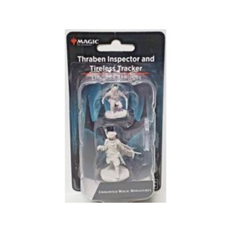 Wizkids - Magic the Gathering - Unpainted Miniature - Thraben Inspector and Tracker - 90396