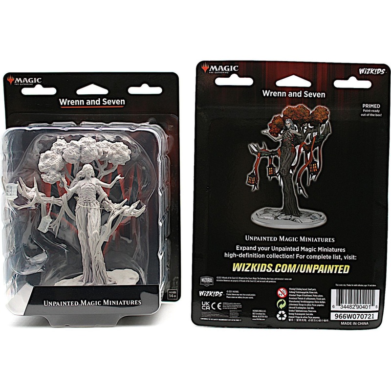 Wizkids - Magic the Gathering - Unpainted Miniature - Wrenn and Seven - 90401