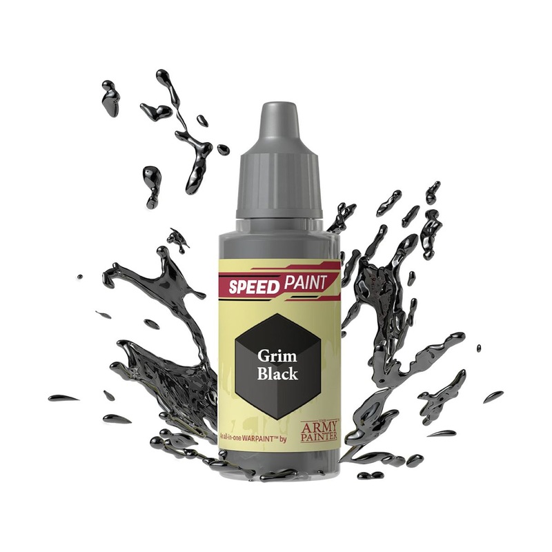 Army Painter - Warpaints - Speedpaint - Grim Black - WP2001