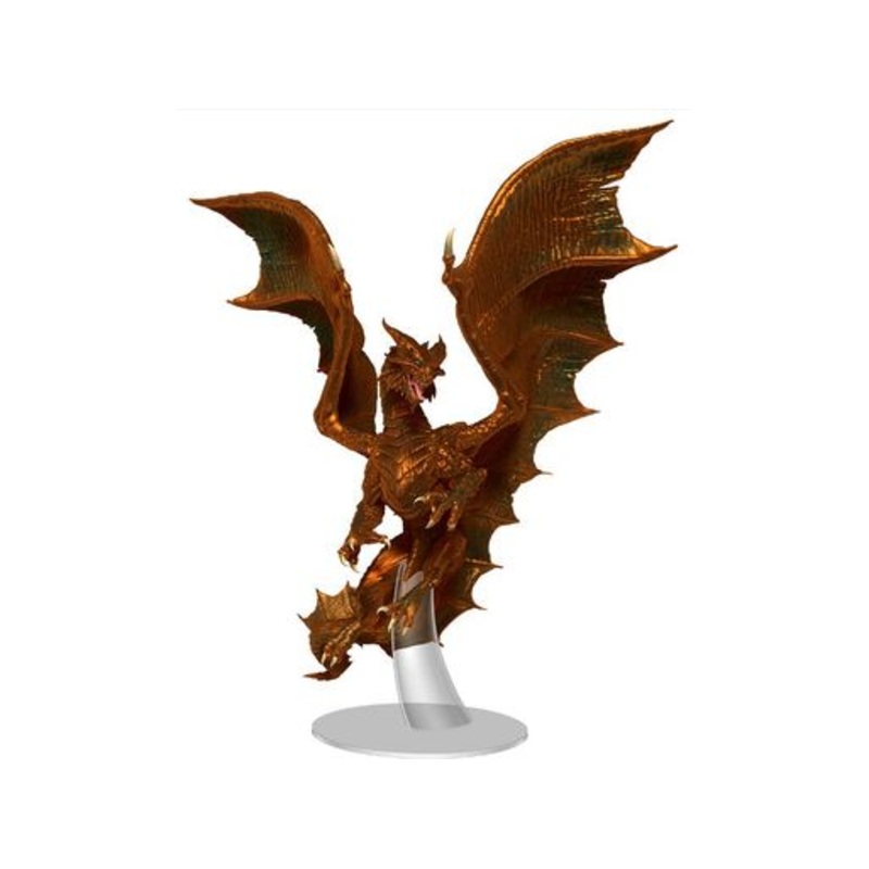 Wizards of the Coast - Dungeons and Dragons - Icons of the Realms - Adult Copper Dragon