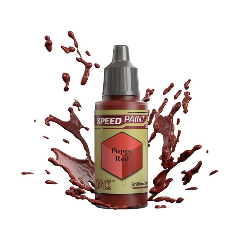 Army Painter - Warpaints - Speedpaint - Poppy Red - WP2056