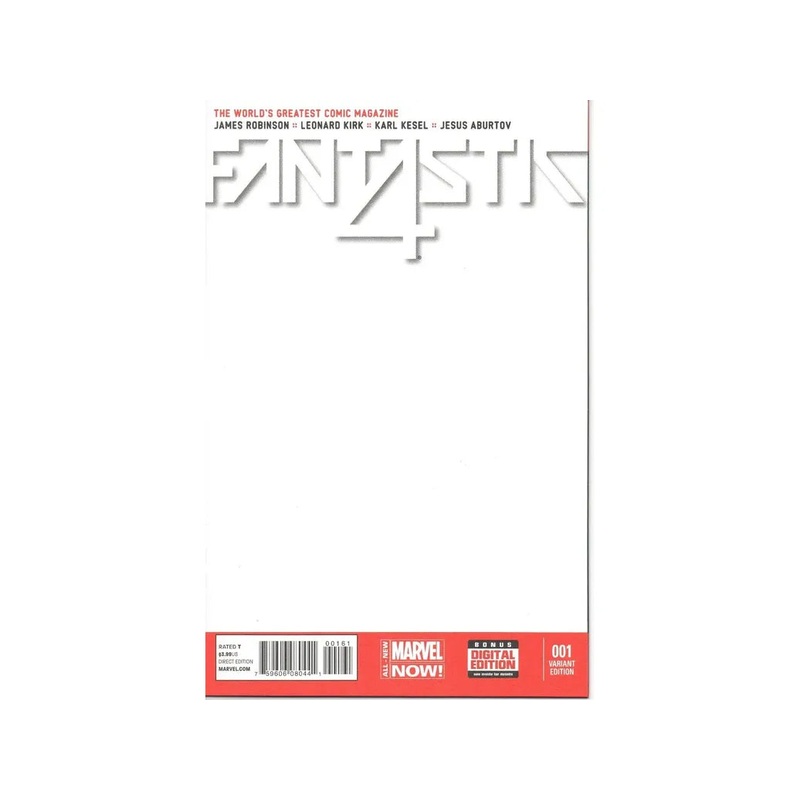 Marvel Comics - Fantastic 4 (2013) 001 - Blank Variant Edition (Cond. VF-) - 14292
