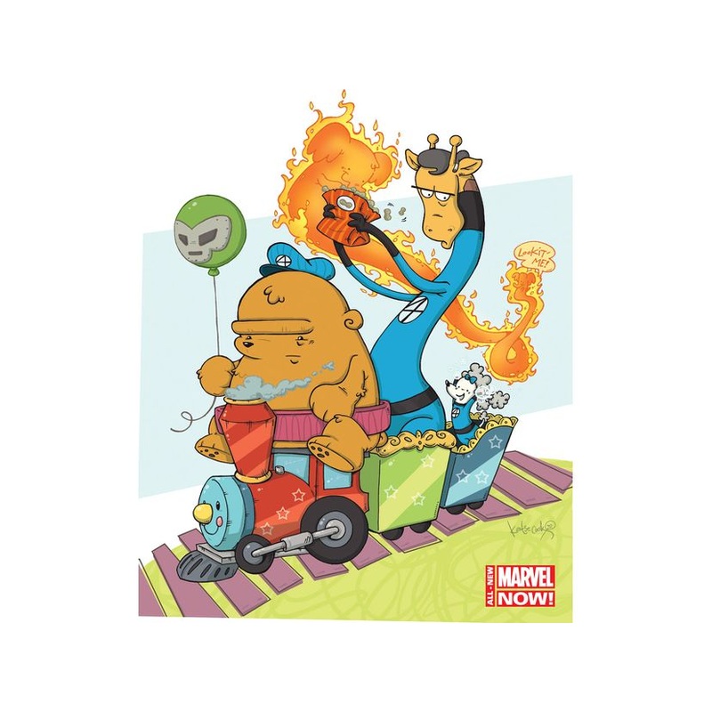 Marvel Comics - Fantastic 4 (2013) 001 - Cook Variant Edition (Cond. VF-) - 14293